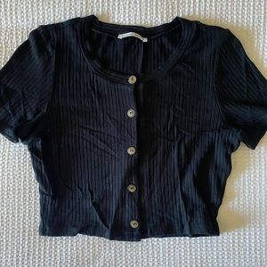 Reformation sweater shirt